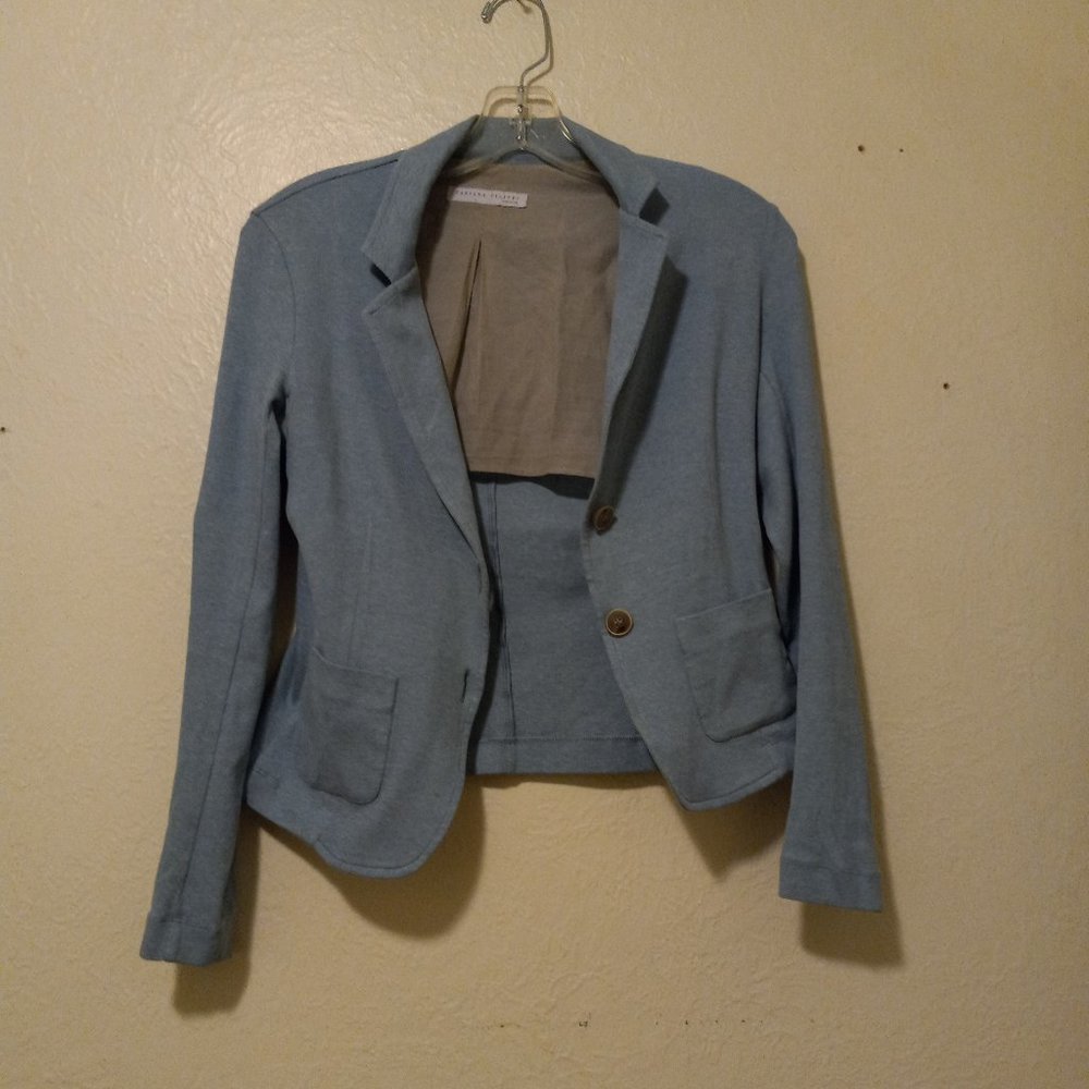 Fabiana Filippi Light Blue Fitted Blazer Size XS - Picture 9 of 16